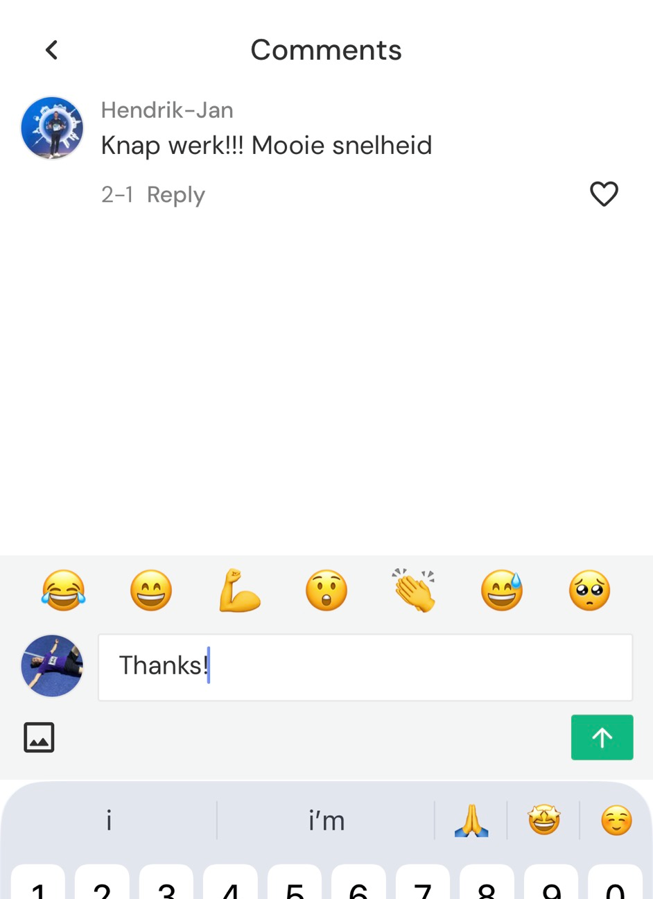 New Tracka comment section